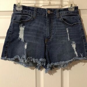 Denim shorts